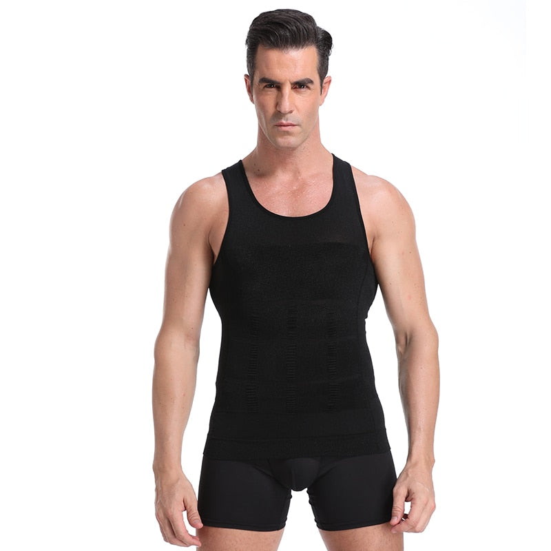 In-Shape Slimming Vest Body Shaper Belly Control Posture Gynecomastia Compression Shirt Underwear Waist Trainer Corset