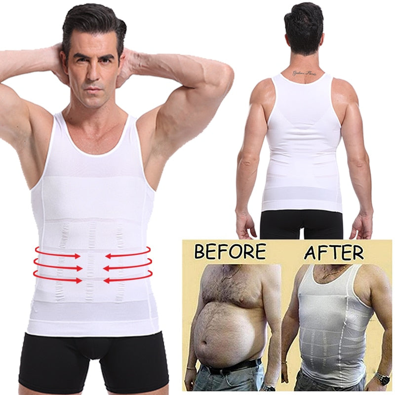 In-Shape Slimming Vest Body Shaper Belly Control Posture Gynecomastia Compression Shirt Underwear Waist Trainer Corset