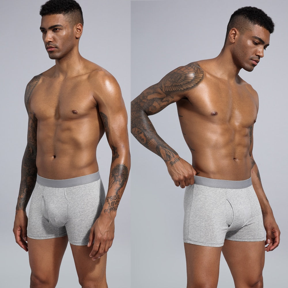 5pcs Boxershorts  European Plus Size, Boxers, Underwear Boxers Cotton Boxer Shorts Underpants Trunks