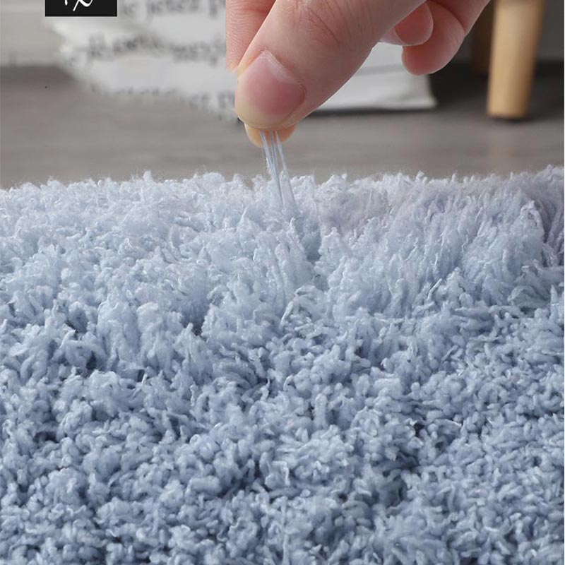 Nordic Fluffy Carpet For Bedroom Living Room Large Size Plush Anti-slip Soft  Door Mat White pink Red Children Rugs For Room