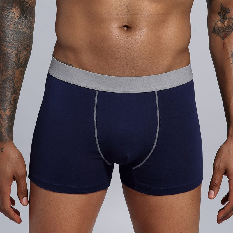 5pcs Boxershorts  European Plus Size, Boxers, Underwear Boxers Cotton Boxer Shorts Underpants Trunks