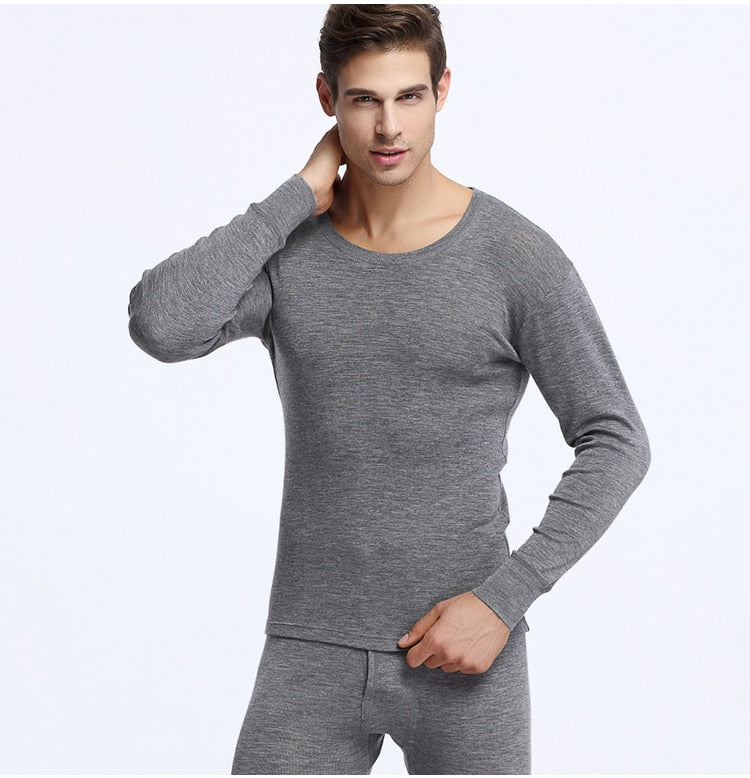 100% Merino Wool Winter Thermal Warm Underwear set Breathable 200gsm weight Tops Pants Set