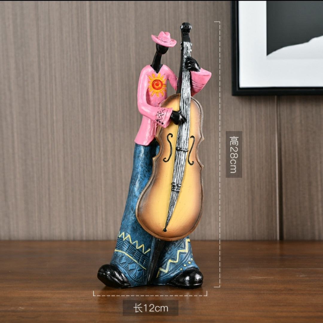 Figurines  Home Decor Accessories Morden Creative Band Music Bar Home decoration Crafts Gift