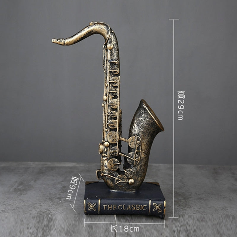 Figurines  Home Decor Accessories Morden Creative Band Music Bar Home decoration Crafts Gift