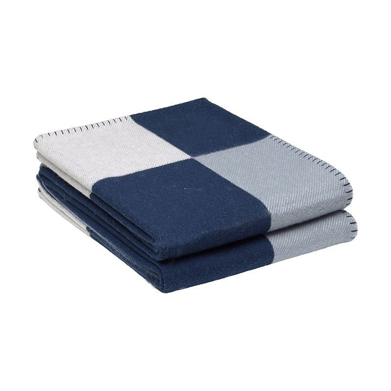 Plaid Blanket Brand Cashmere Luxury Throw Blankets for Sofa Soft Wool Fleece Knitted Blanket Home Office Nap Throw Bed Cover