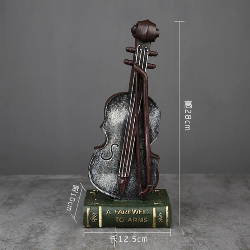 Figurines  Home Decor Accessories Morden Creative Band Music Bar Home decoration Crafts Gift