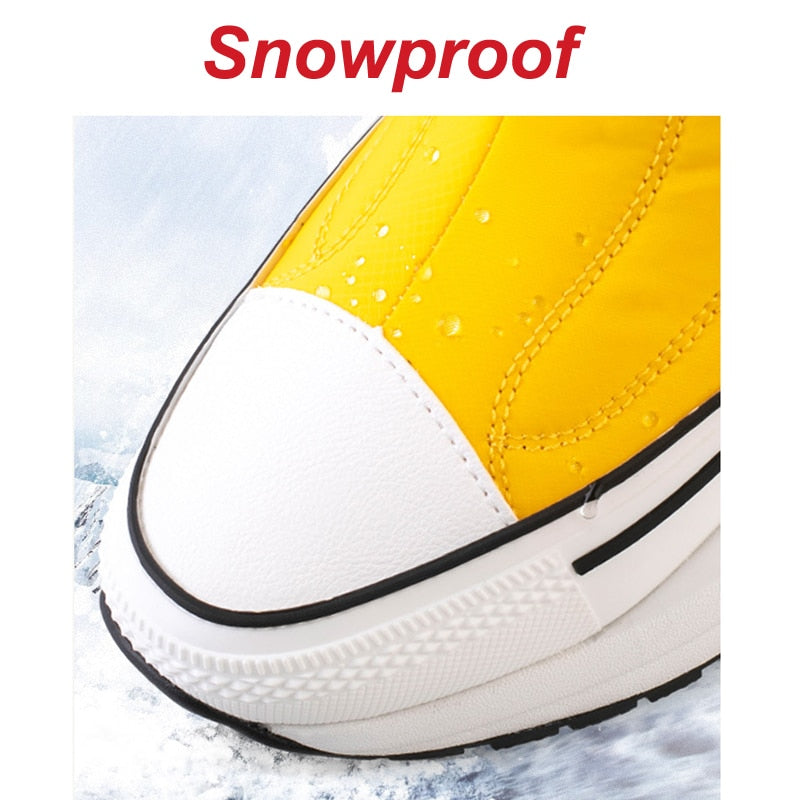 Winter Boots Women Multi-color Snow Boots Thickened Warm And Anti-skid Boots Plush Waterproof Casual Winter Shoes