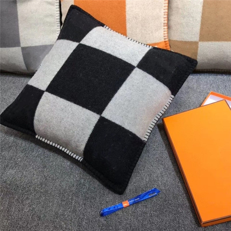 Plaid Blanket Brand Cashmere Luxury Throw Blankets for Sofa Soft Wool Fleece Knitted Blanket Home Office Nap Throw Bed Cover