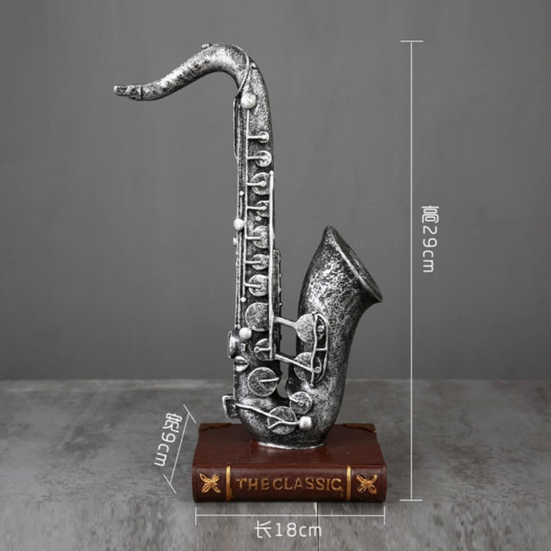 Figurines  Home Decor Accessories Morden Creative Band Music Bar Home decoration Crafts Gift