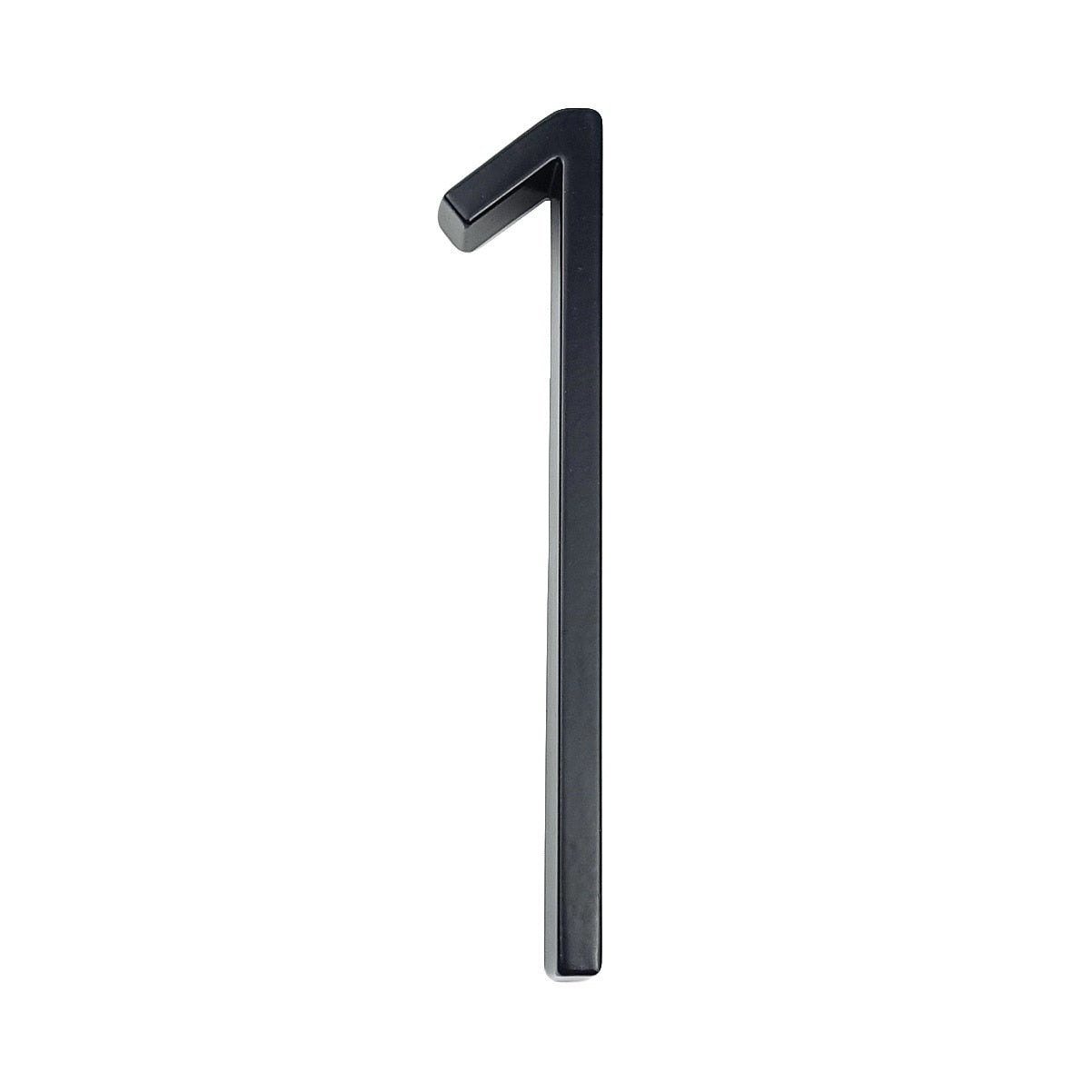 125mm Floating House Number Letters Big Modern Door Alphabet Home Outdoor 5 in.Black Numbers Address Plaque Dash Slash Sign #0-9