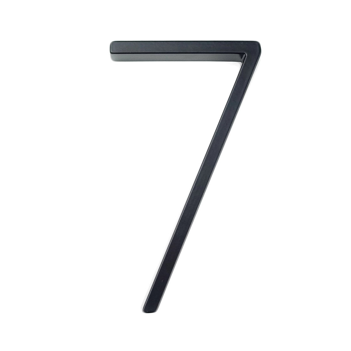 125mm Floating House Number Letters Big Modern Door Alphabet Home Outdoor 5 in.Black Numbers Address Plaque Dash Slash Sign #0-9